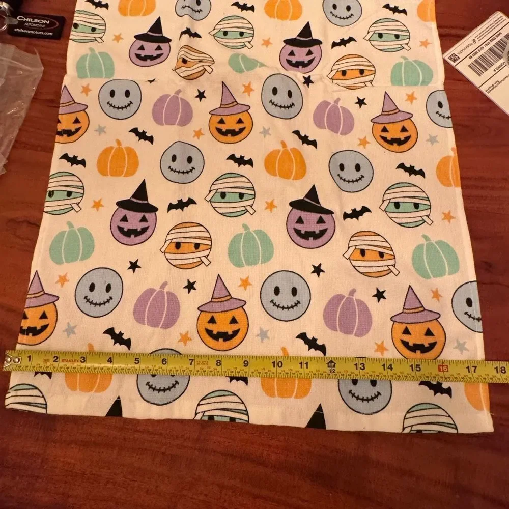 🎃 Casaba Halloween Kitchen Towel Set | Pumpkins, Ghosts & Bats